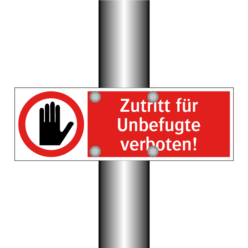 Zutritt für Unbefugte verboten!