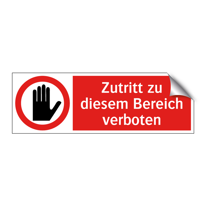 Zutritt zu diesem Bereich verboten