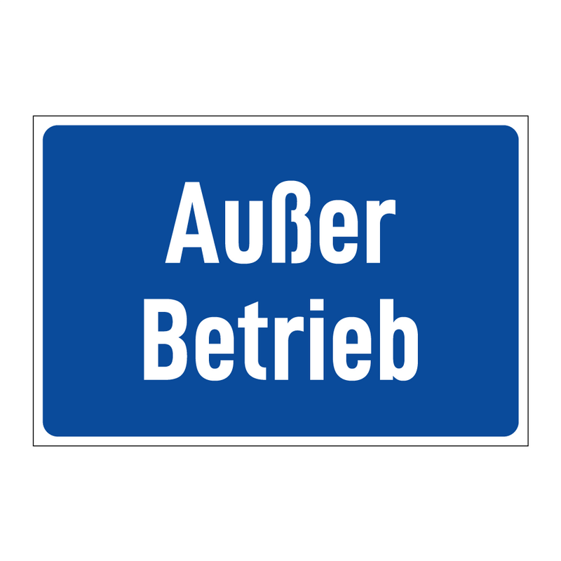 Außer Betrieb