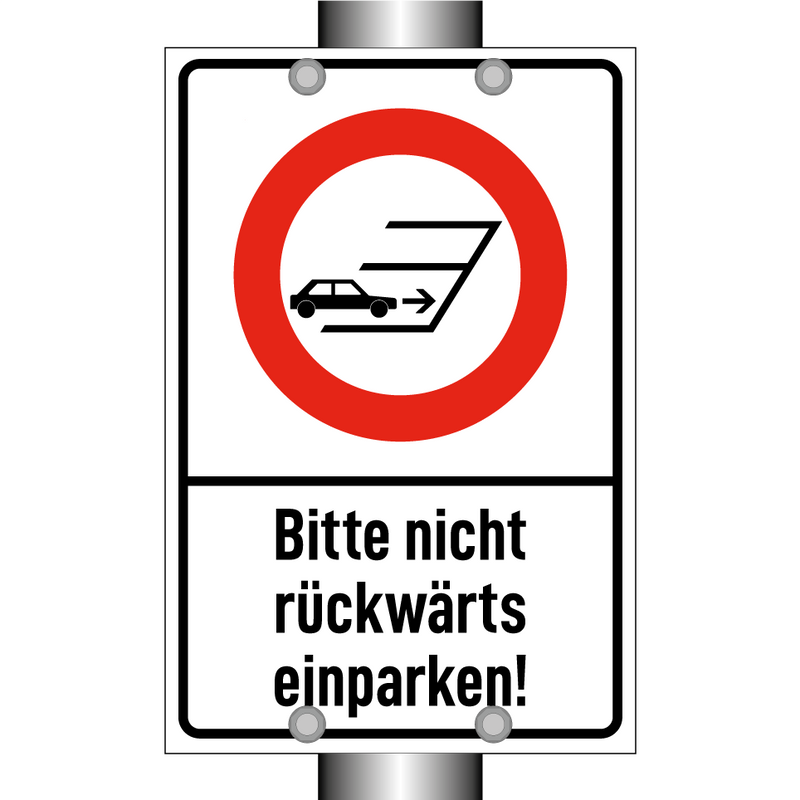 Bitte nicht rückwärts einparken!