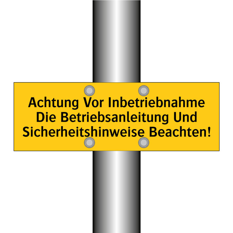 Achtung Vor Inbetriebnahme Die Betriebsanleitung Und Sicherheitshinweise Beachten!