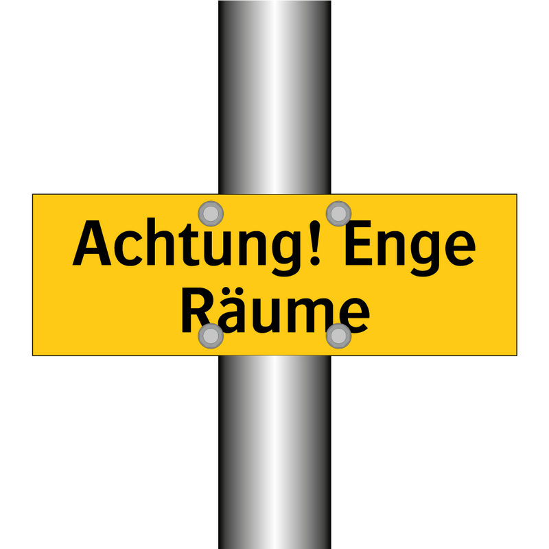 Achtung! Enge Räume