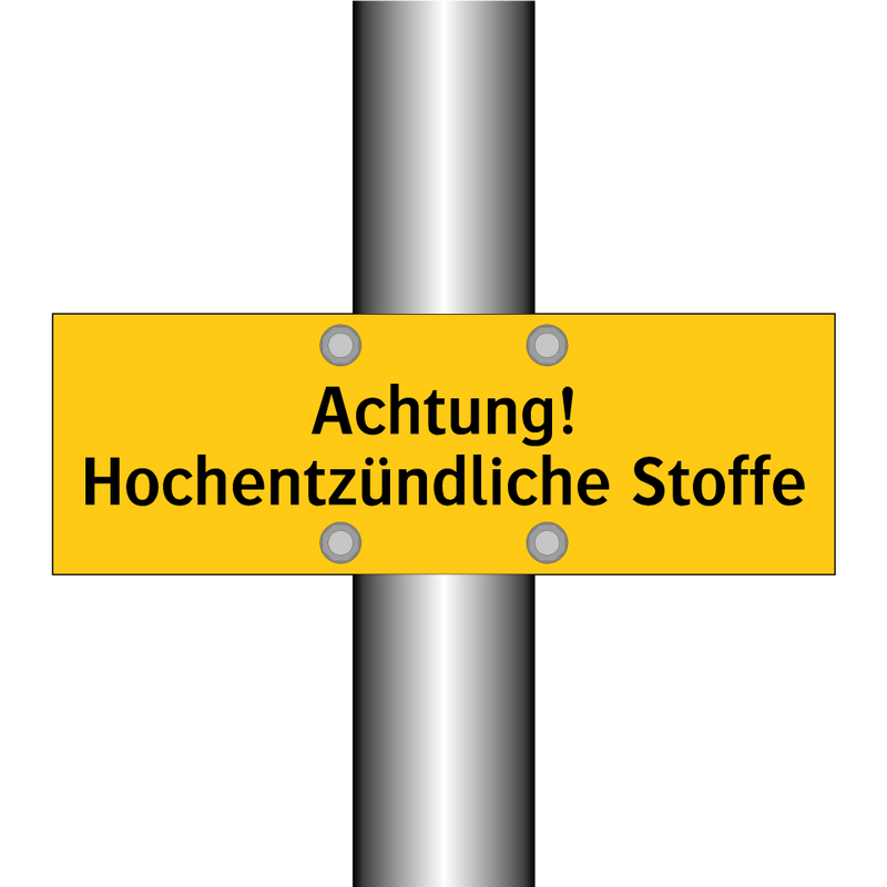 Achtung! Hochentzündliche Stoffe