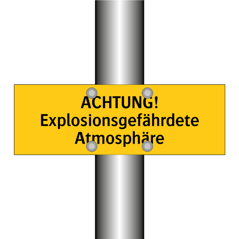 ACHTUNG! Explosionsgefährdete Atmosphäre