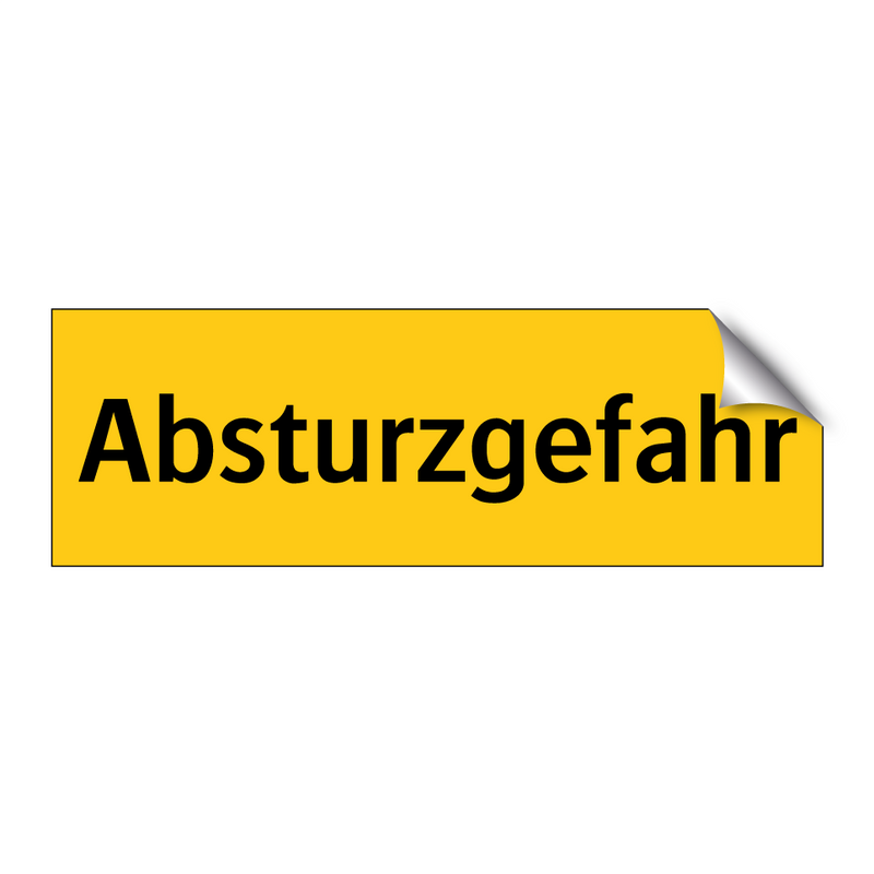 Absturzgefahr