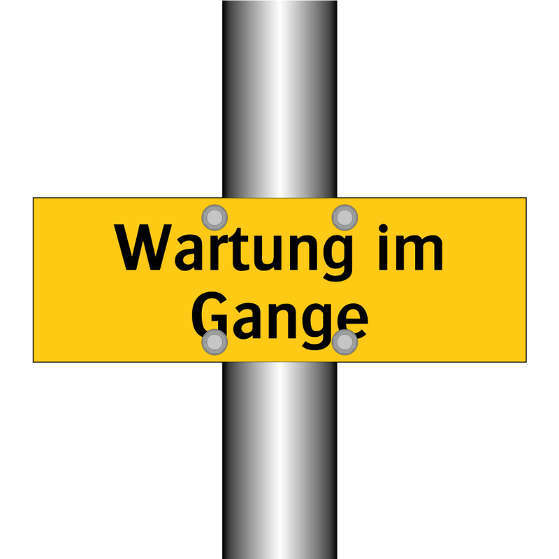 Wartung im Gange