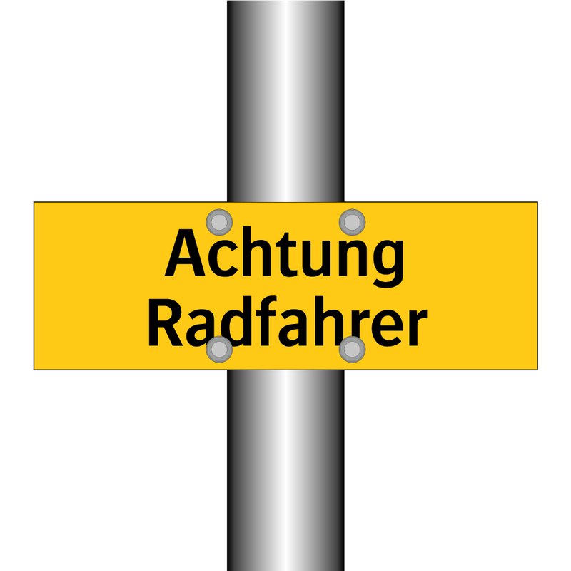 Achtung Radfahrer