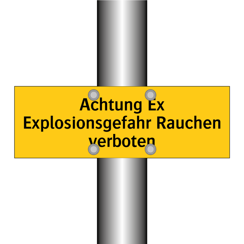 Achtung Ex Explosionsgefahr Rauchen verboten