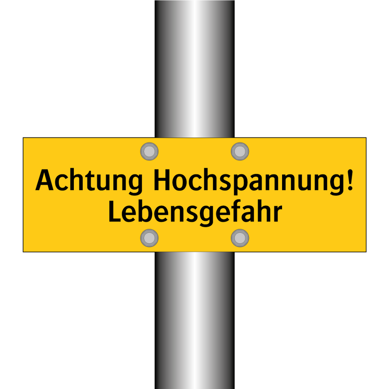 Achtung Hochspannung! Lebensgefahr