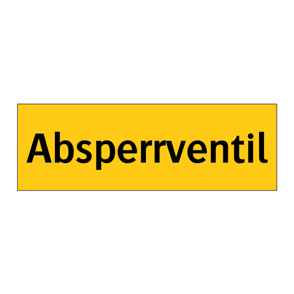 Absperrventil