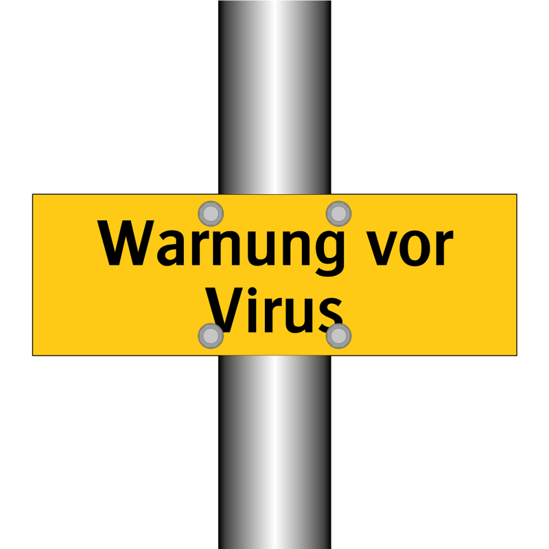 Warnung vor Virus