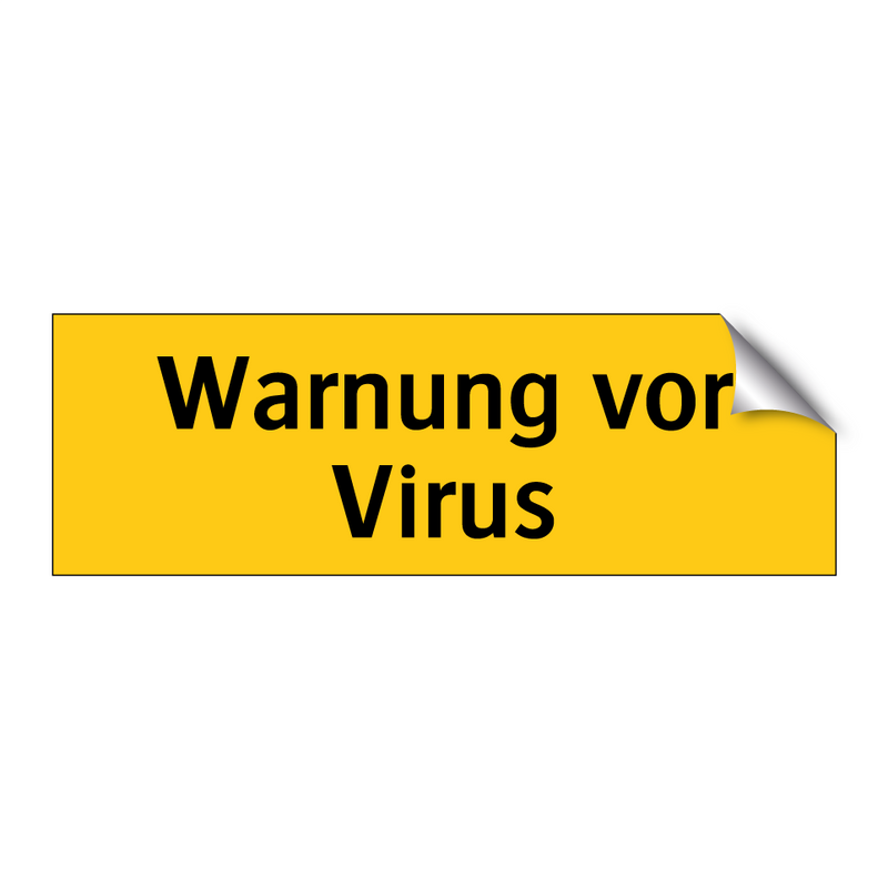 Warnung vor Virus