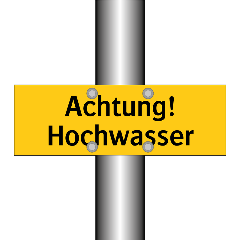 Achtung! Hochwasser