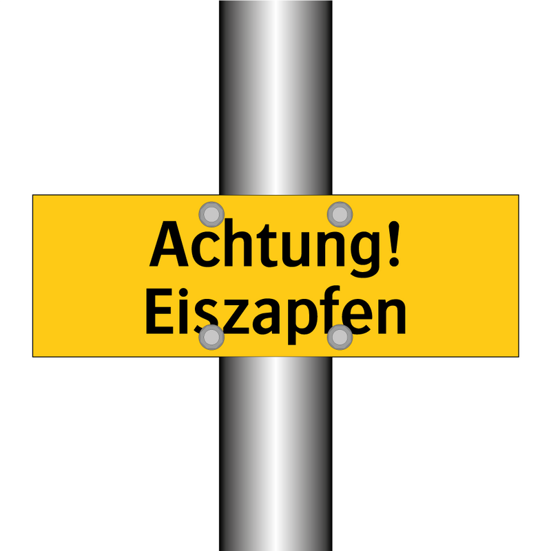 Achtung! Eiszapfen