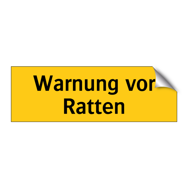 Warnung vor Ratten