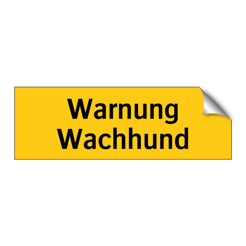 Warnung Wachhund