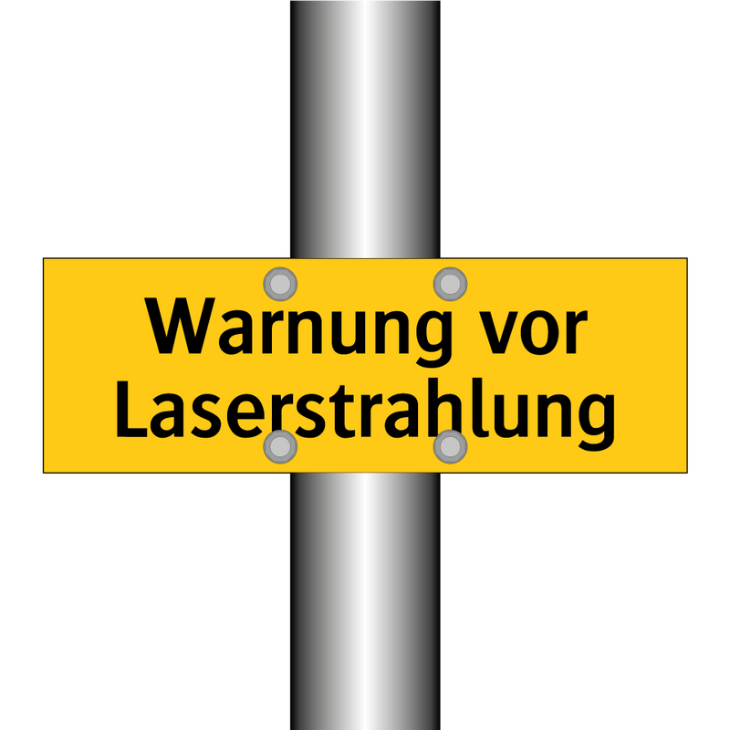 Warnung vor Laserstrahlung