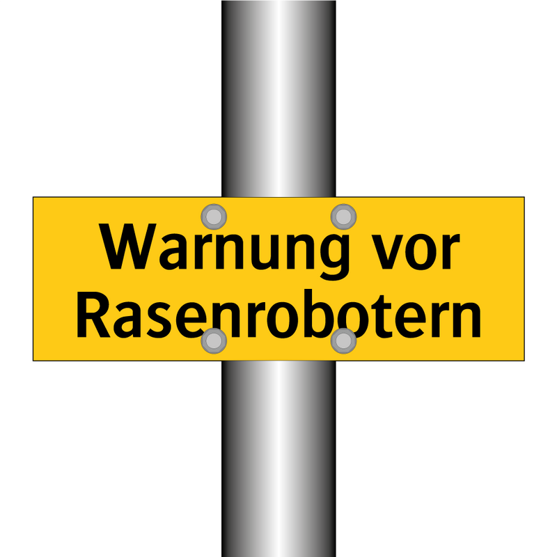 Warnung vor Rasenrobotern