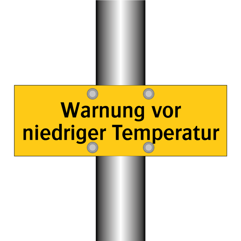 Warnung vor niedriger Temperatur