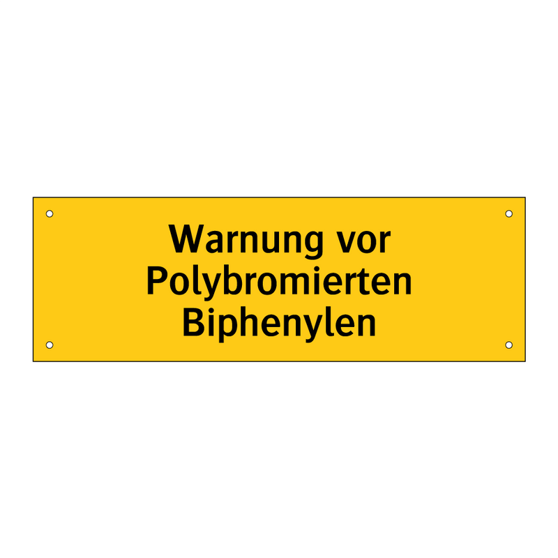 Warnung vor Polybromierten Biphenylen