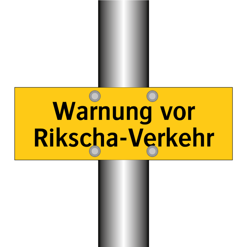 Warnung vor Rikscha-Verkehr