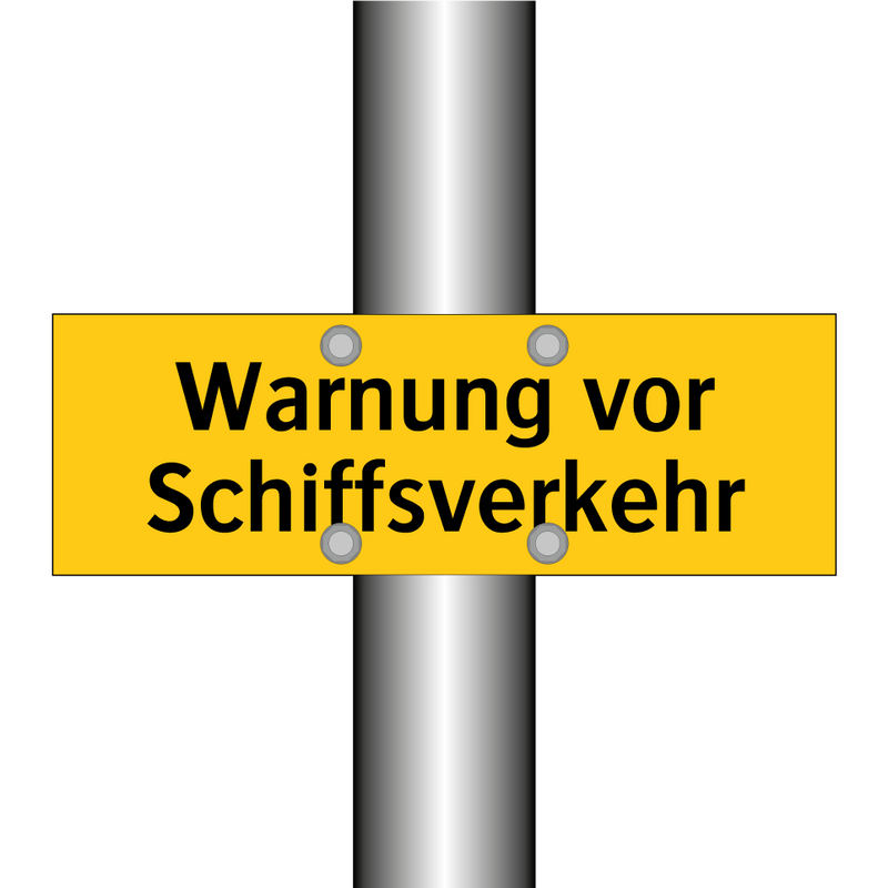 Warnung vor Schiffsverkehr