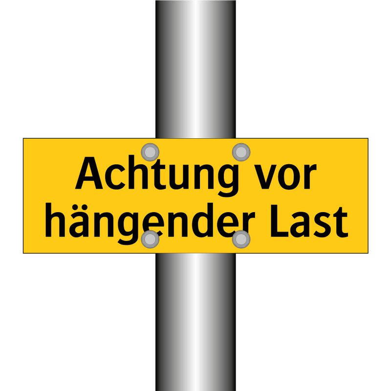 Achtung vor hängender Last