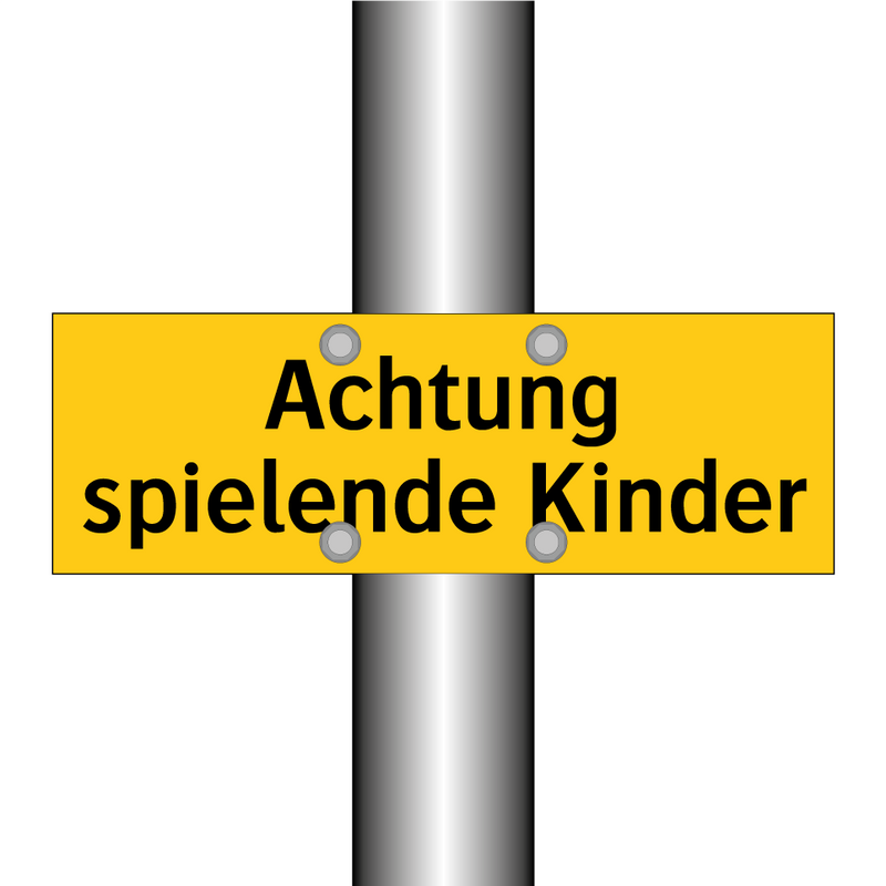 Achtung spielende Kinder