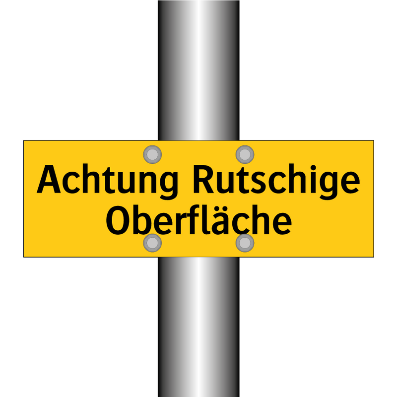 Achtung Rutschige Oberfläche