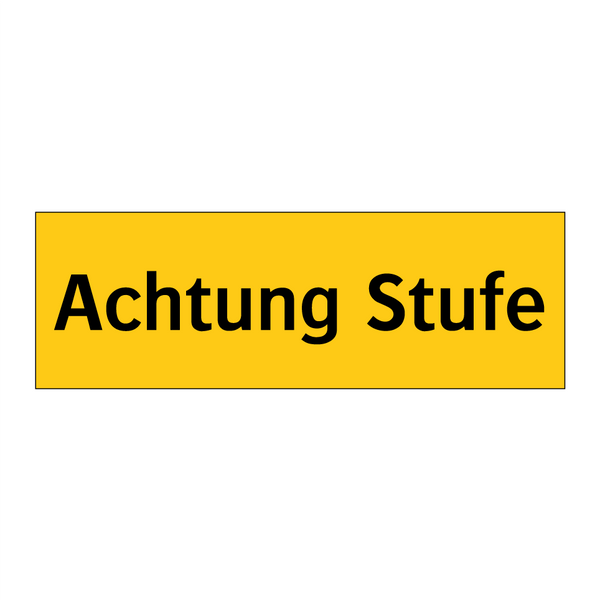 Achtung Stufe