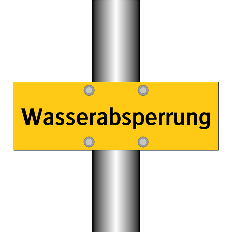 Wasserabsperrung