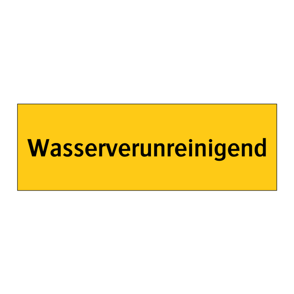 Wasserverunreinigend