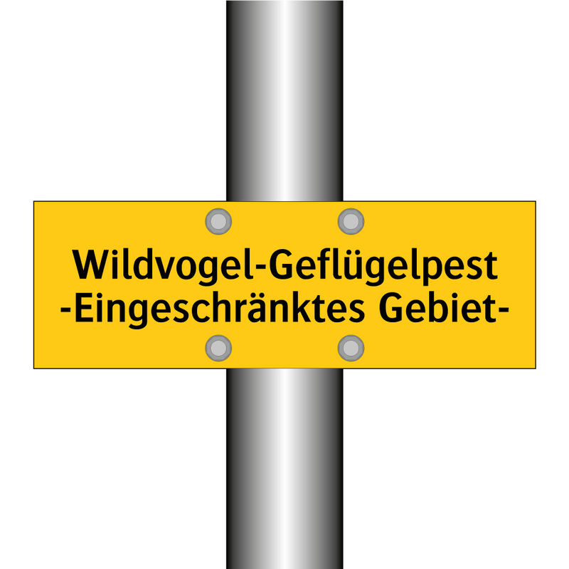 Wildvogel-Geflügelpest -Eingeschränktes Gebiet-