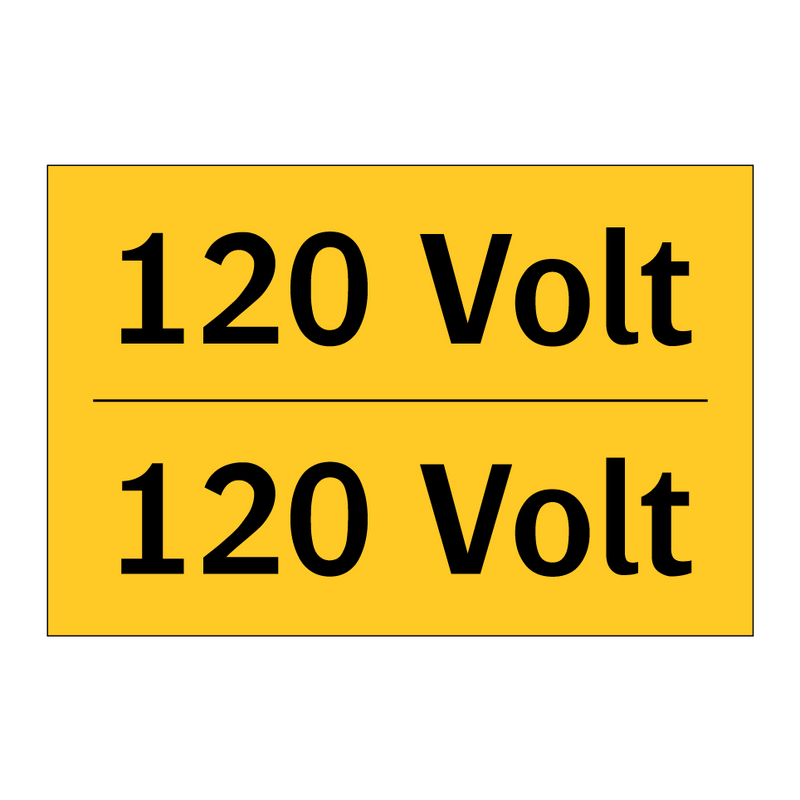 120 Volt - 120 Volt