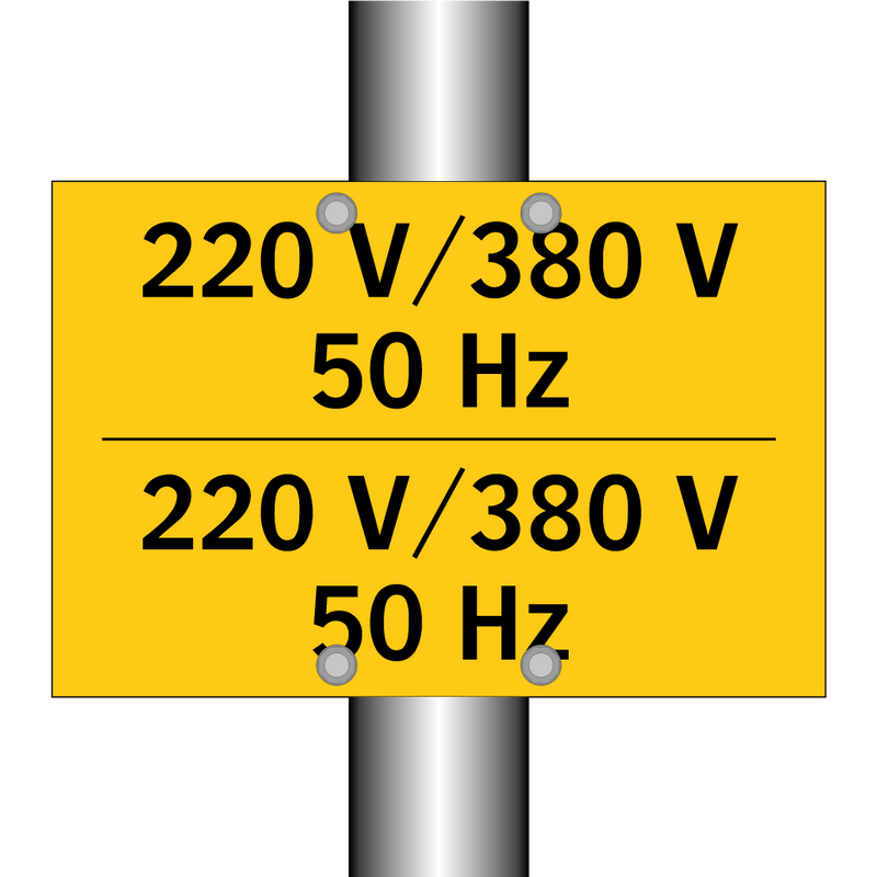 220 V/380 V 50 Hz - 220 V/380 V 50 Hz