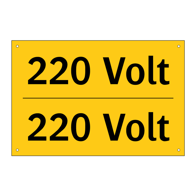 220 Volt - 220 Volt