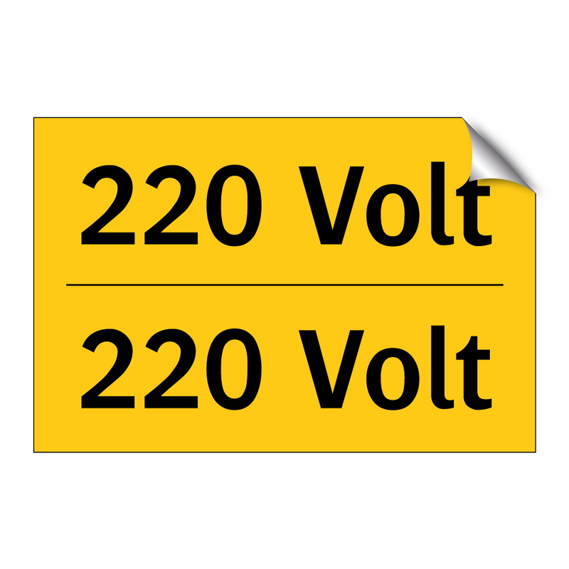 220 Volt - 220 Volt