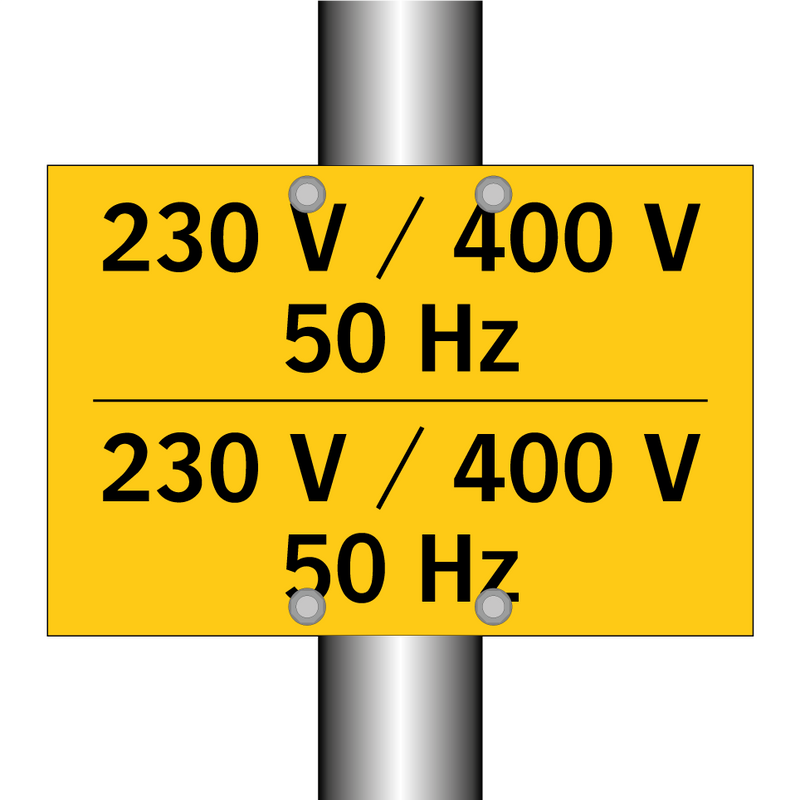 230 V / 400 V 50 Hz - 230 V / 400 V 50 Hz