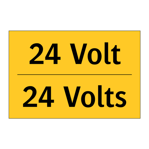 24 Volt - 24 Volts