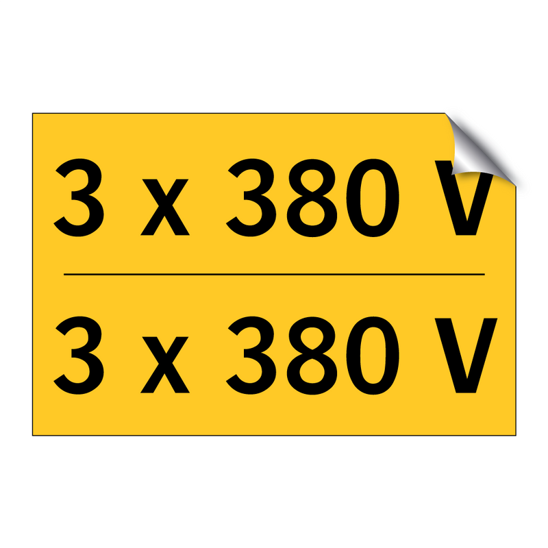 3 x 380 V - 3 x 380 V