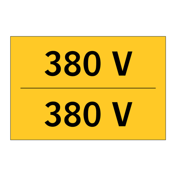 380 V - 380 V