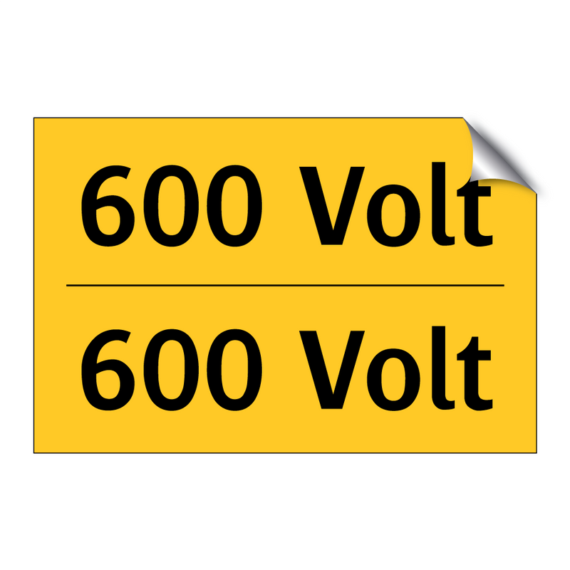 600 Volt - 600 Volt