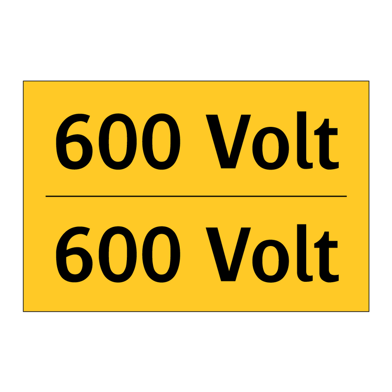 600 Volt - 600 Volt