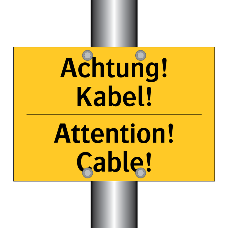 Achtung! Kabel! - Attention! Cable!