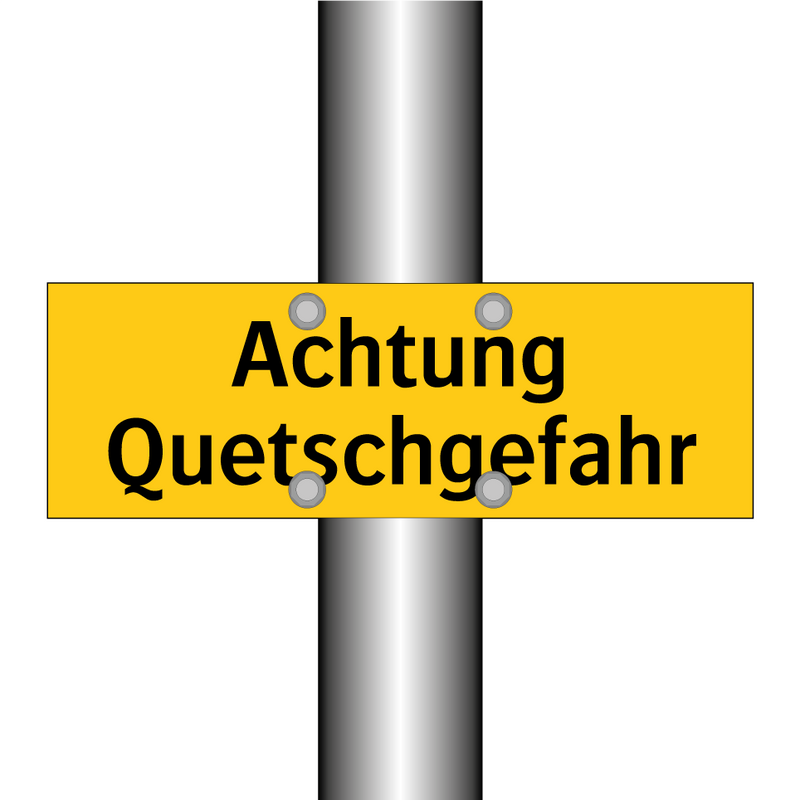 Achtung Quetschgefahr