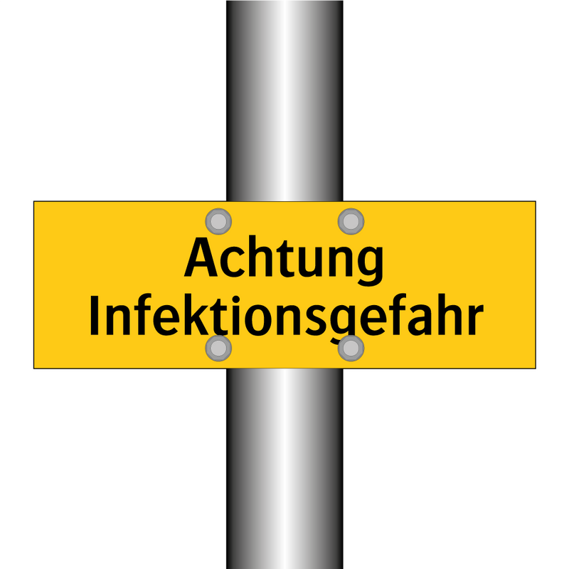 Achtung Infektionsgefahr