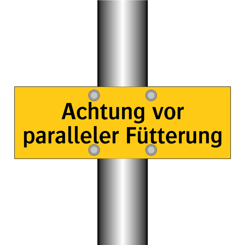 Achtung vor paralleler Fütterung