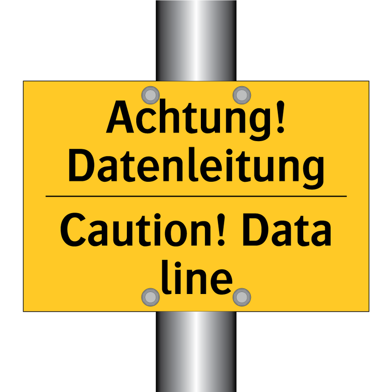 Achtung! Datenleitung - Caution! Data line