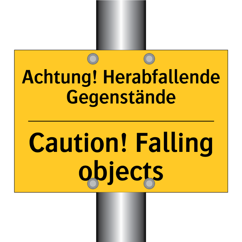 Achtung! Herabfallende Gegenstände/.../ - Caution! Falling objects