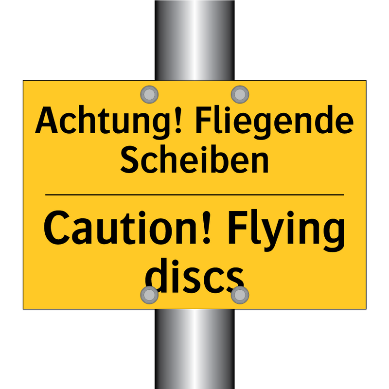 Achtung! Fliegende Scheiben - Caution! Flying discs